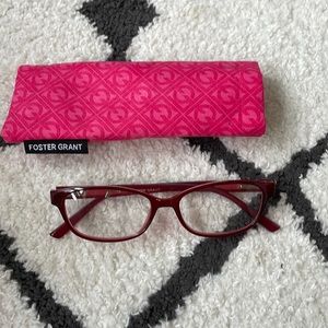 Foster great eyeglasses uses 1 time. For sale with case.